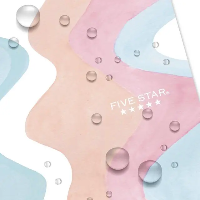 Alt view image 6 of 7 - Five Star Spiral Notebook + Study App, 2 Pack, 1 Subject, Wide Ruled, 8" x 10-1/2", 80 Sheets, Fights Ink Bleed, Water Resistant Cover, Pastel Waves and Brush Strokes (930210F-ECM)