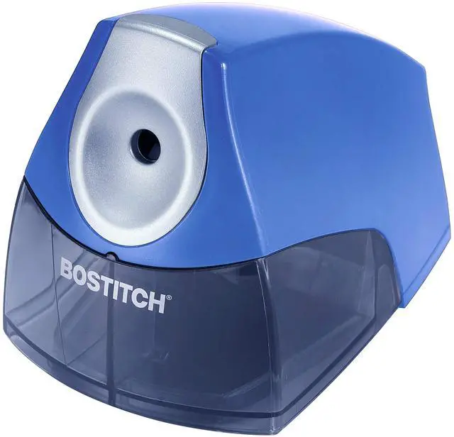 Main image of Office Electric Pencil Sharpener for Classroom & Desk Use, Heavy-Duty Stall-Free Motor, High-Capacity Shavings Tray, Dark Blue