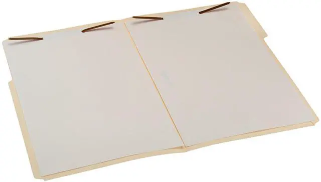 Alt view image 2 of 5 - Amazon Basics Manila File Folders with Fasteners for Organized Filing, Letter Size, 100-Pack