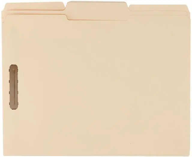 Alt view image 4 of 5 - Amazon Basics Manila File Folders with Fasteners for Organized Filing, Letter Size, 100-Pack