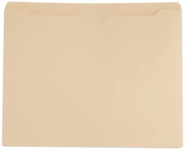 Alt view image 2 of 3 - Amazon Basics File Jackets for Organizing Documents, Reinforced Straight-Cut Tab, Flat-No Expansion, Letter Size, Manila, 100-Pack