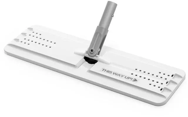 Main image of JOYMOOP 13" Microfiber Flat Mop Head Replacement Pad for Floor Mop, White, 1 Pack