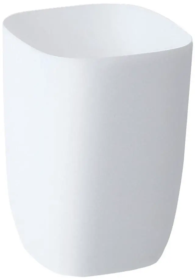 Main image of mingol Bathroom Trash Can, Small Garbage Can for Bedroom, Living Room, Kitchen, Slim Cute Plastic Waste Basket for Office, 7L, Matt White