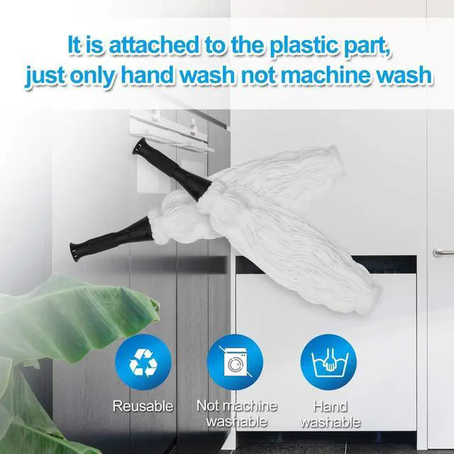 Alt view image 7 of 7 - Eyliden Mop Model No.: FZ-02-2020/FZ-02-2019 Replacement Head, 2pcs Microfiber Mop Pads for Eyliden Twist Mops, Floor Cleaning Mops Head(Not Include Handle), Suitable for Any Surfaces (2pack Heads)