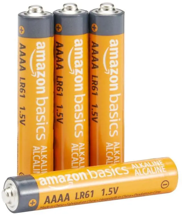 Main image of 4-Pack AAAA Alkaline Batteries, 1.5 Volt, 3-Year Shelf Life