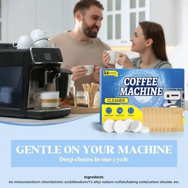 Alt view image 3 of 7 - 24 Coffee Maker Cleaner Descaler Tablets for Coffee Pot & Coffe Machine