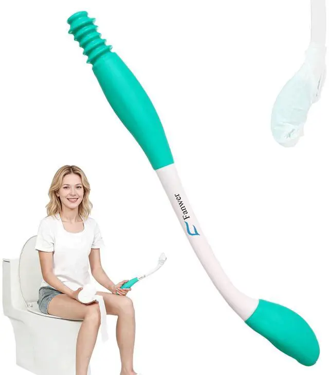 Main image of Fanwer Toilet Aids for Wiping,Long Reach Comfort Bottom Buddy Extends Your Reach Over 15",Butt Wiper for Disabled,Elderly
