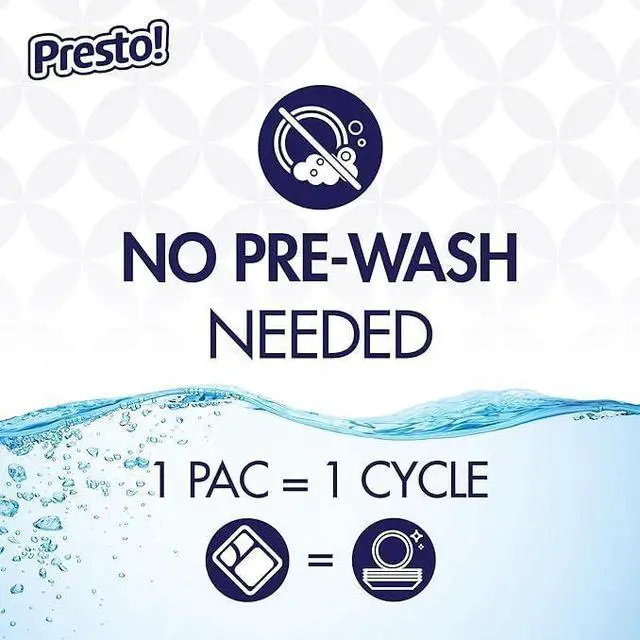 Alt view image 3 of 7 - Amazon Brand - Presto! Triple Action Dishwasher Pacs, Lemon Scent, 90 Count
