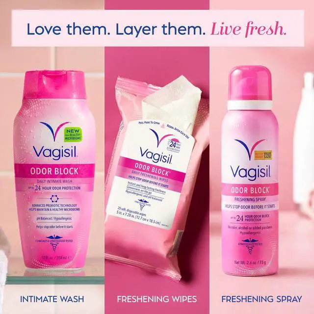Alt view image 7 of 7 - Odor Block Daily Freshening Feminine Wipes, 20 Count | Odor Block intimate wipes for daily freshness. Up to 24-hr odor protection. Gentle, pH balanced, & gynecologist tested.