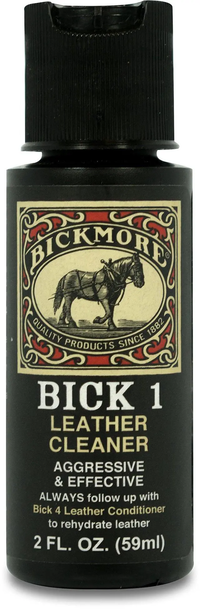 Main image of Bickmore Bick 1 Leather Cleaner 2 oz - Clean Dirt, Oil, Sweat, Salt, and Water Stains from all Colored, White, and Black Leather