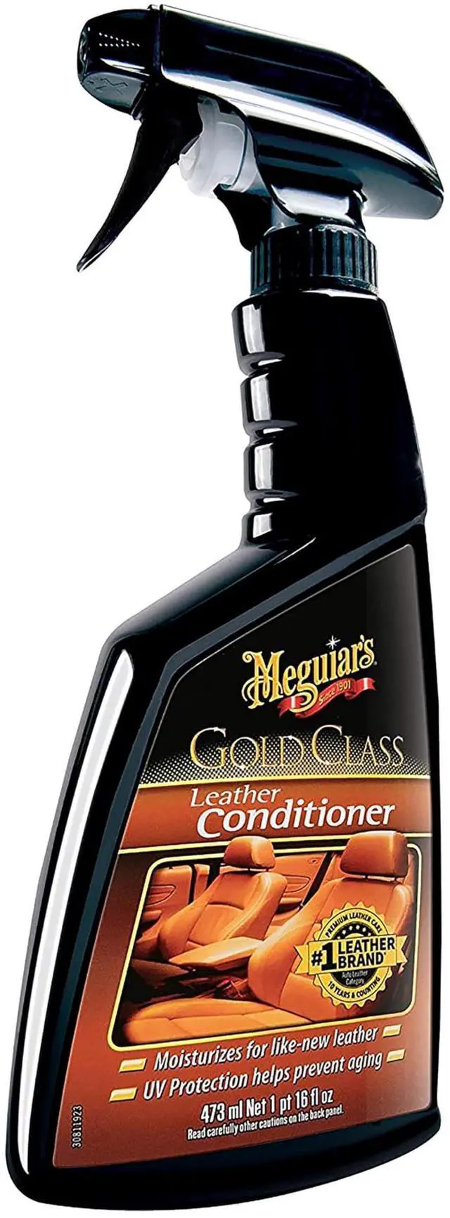 Alt view image 3 of 6 - Meguiar's Gold Class Leather Conditioner Spray - Premium Car Leather Conditioner - Protect Your Car's Seats from Cracking, Fading and Drying Out - Keep It Looking and Feeling New, 16 Oz