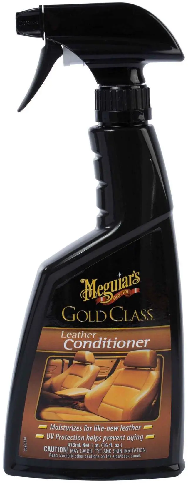 Alt view image 4 of 6 - Meguiar's Gold Class Leather Conditioner Spray - Premium Car Leather Conditioner - Protect Your Car's Seats from Cracking, Fading and Drying Out - Keep It Looking and Feeling New, 16 Oz