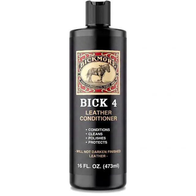 Main image of Bickmore Bick 4 Leather Conditioner and Leather Cleaner 16 oz - Will Not Darken Leather - Safe For All Leather Apparel, Furniture, Jackets, Shoes, Auto Interiors, Bags & All Other Leather Accessories