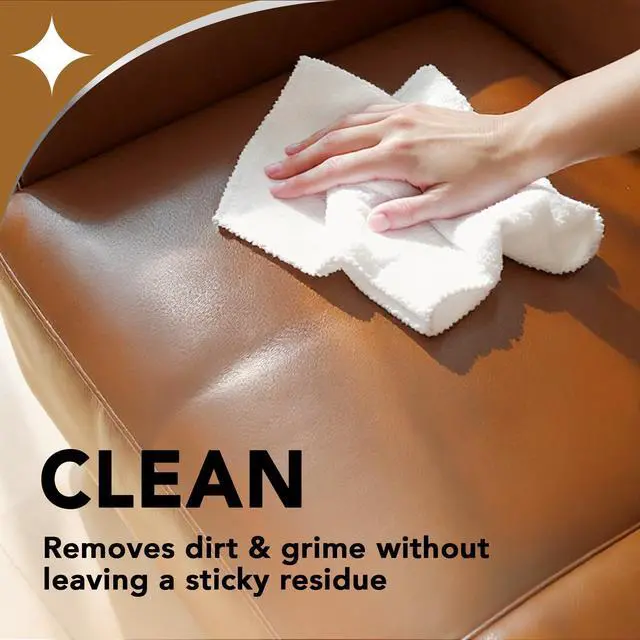 Alt view image 3 of 7 - Weiman Leather Cleaner & Conditioner - Cleans, Restores & Protects Leather, UV Protection Prevent Cracking & Fading, Auto, Sofas, Shoes, Bags & All Finished Leather Surfaces, 1 Pack, 12 Fl Oz