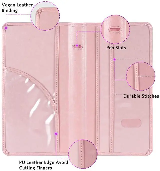 Alt view image 2 of 7 - CoBak Car Registration and Insurance Holder - Vehicle Glove Box Car Organizer,Auto Truck Comparment Accessories Case with Magnetic Closure for Essential Document,Driver License,Cards