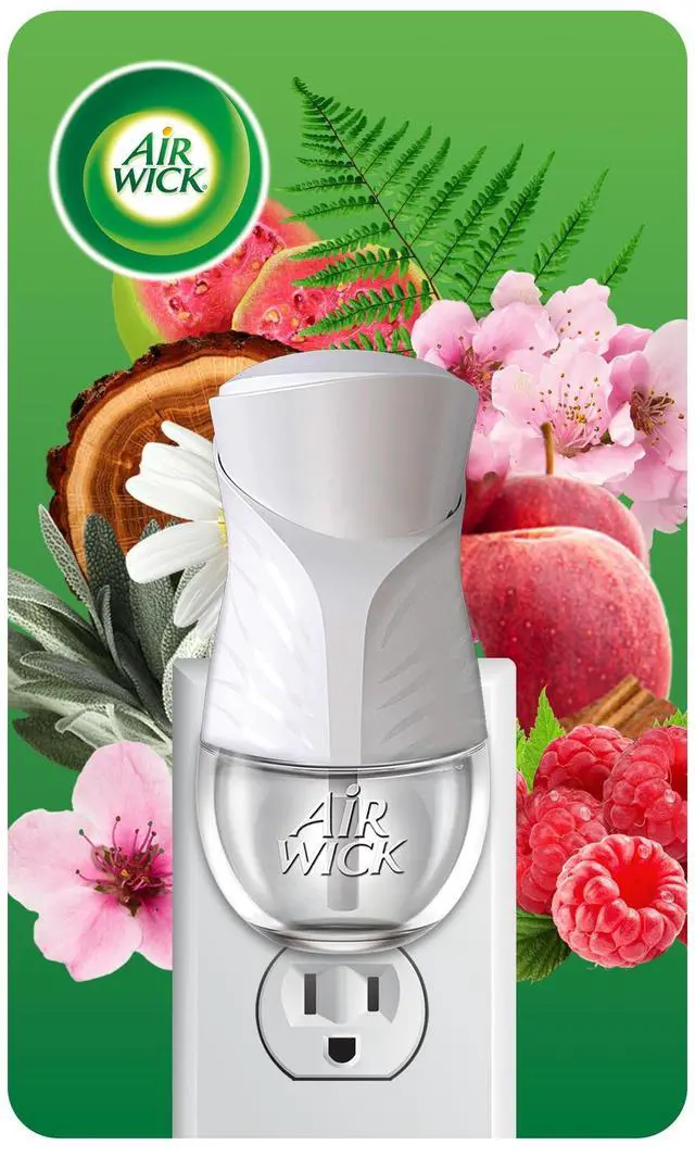 Main image of Air Wick plug in Scented Oil Warmer, White, 1 Count, Essential Oils, Air Freshener