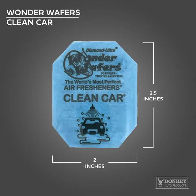 Alt view image 3 of 7 - Wonder Wafers - Diamond-Ultra Scented Car Air Fresheners - Individually Wrapped (15 Per Pack) (Clean Car)