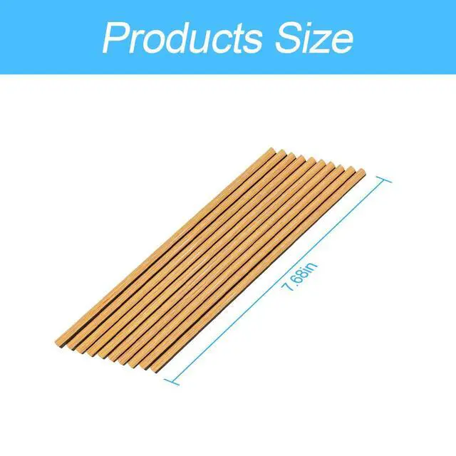 Alt view image 2 of 7 - 8sanlione 20PCS Car Air Conditioner Decoration Strip, Auto Air Vent Outlet Chrome DIY Trim Strips, Waterproof Moulding Bendable Protection Strip Line, Car Decor Accessories for Most Cars (Wood)