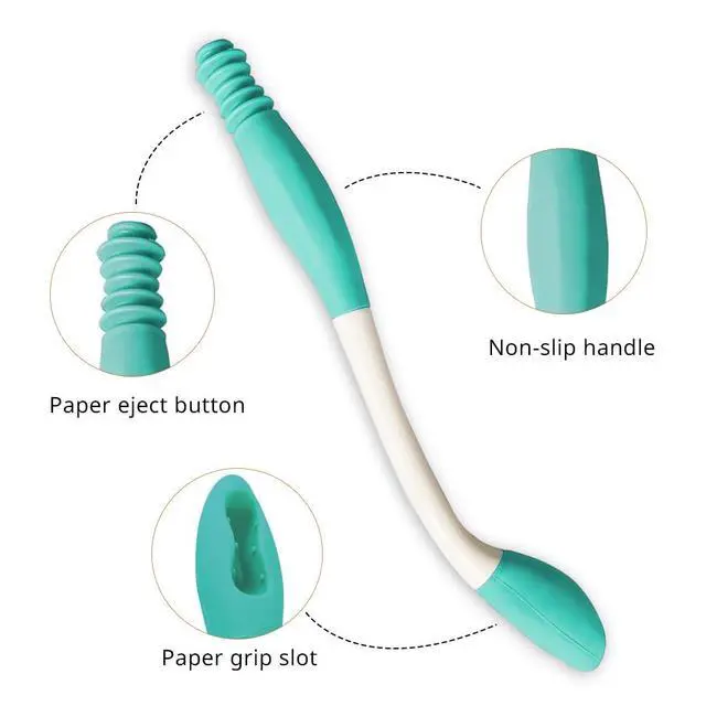 Alt view image 3 of 6 - Butt Wiper Tool - Toilet Aids for Wiping Bottom - Self Wipe Assist for Toileting Wand - Long Reach Comfort Bathroom Wiper for Disabled Elderly After Surgery