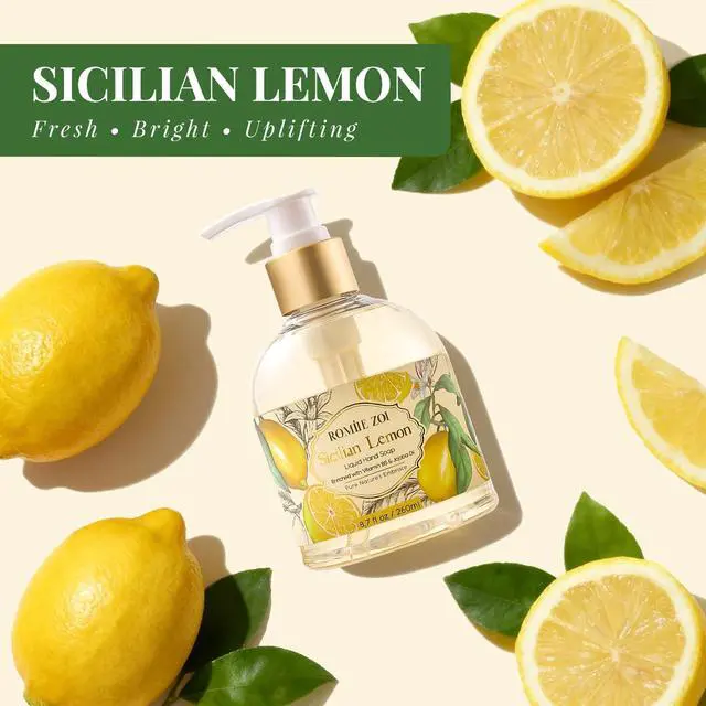 Alt view image 2 of 7 - ROMIIE ZOI Liquid Hand Soap, Lemon, 260ml/8.7fl.oz