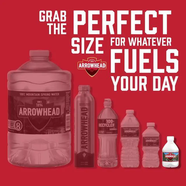 Alt view image 3 of 6 - Arrowhead Mountain Spring Water Bottles, 12 Pack - Still Bottled Water with Naturally Occurring Minerals & Electrolytes for Taste - 8 Fl Oz