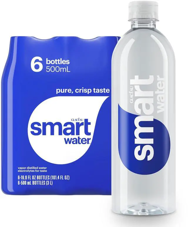 Main image of Vapor Distilled Water Bottles, 16.9 fl oz, 6 Pack