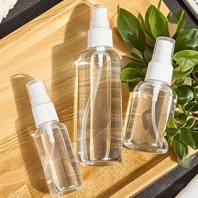 Alt view image 7 of 7 - Xolaawa 4Pk Clear Empty Travel Spray Bottles, Leakproof for Toner Face Hair