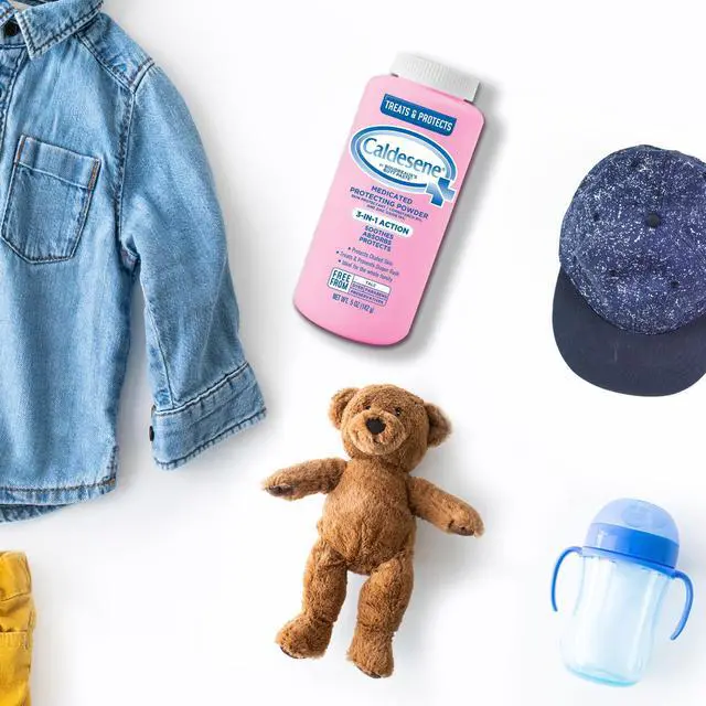 Alt view image 6 of 6 - Caldesene Medicated Protecting Body Powder with Zinc Oxide and Cornstarch, Talc-Free Baby Powder Soothes & Protects, 5 Oz.