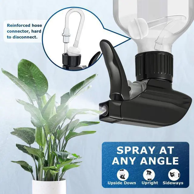 Alt view image 3 of 7 - 15oz Graduated Spray Bottles, 4-Pack 360° Any-Angle Spraying for Easy Dilution, Leak-Resistant spray bottles for Cleaning, Plants, Hair & Pet Use + Foldable Funnel