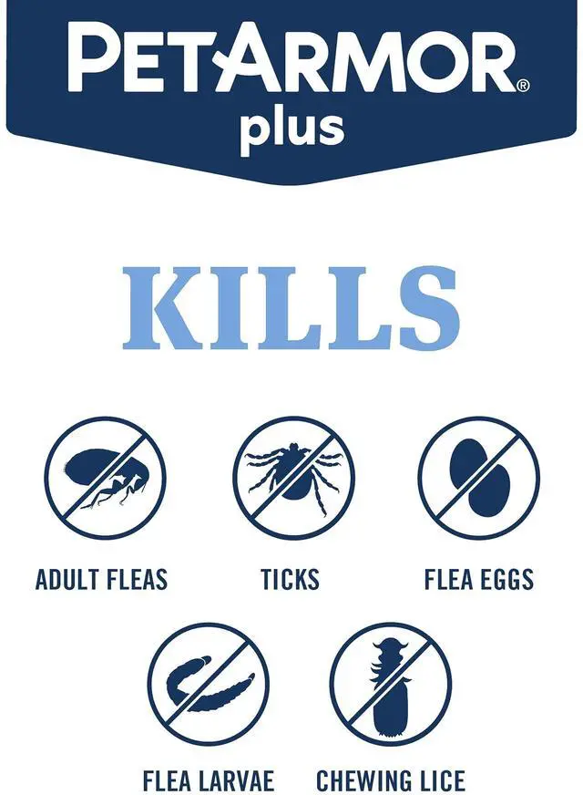 Alt view image 3 of 7 - PetArmor Plus Flea and Tick Prevention for Cats, Cat Flea and Tick Treatment, 3 Doses, Waterproof Topical, Fast Acting, Cats Over 1.5 lbs