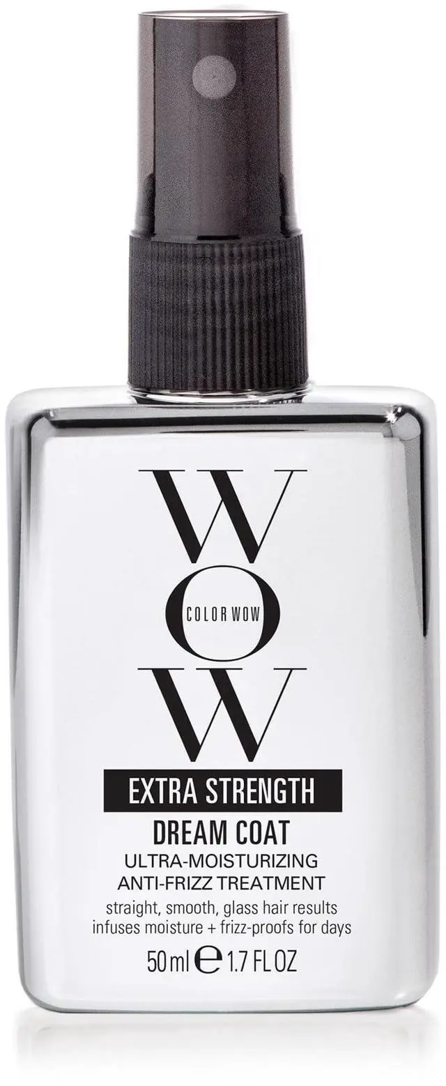 Main image of COLOR WOW Extra Strength Dream Coat, 1.7 fl oz Powerful, anti humidity treatment for extremely frizz prone hair, glassy smooth, straight + resistant styles up to 3-4 washes