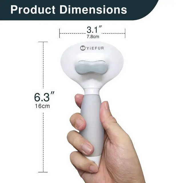 Alt view image 6 of 6 - Cat Hair Brush,Cat Brush for Shedding,Soft Silicone Self Cleaning Brushes for Short and Long Haired Cats for Grooming and Shedding