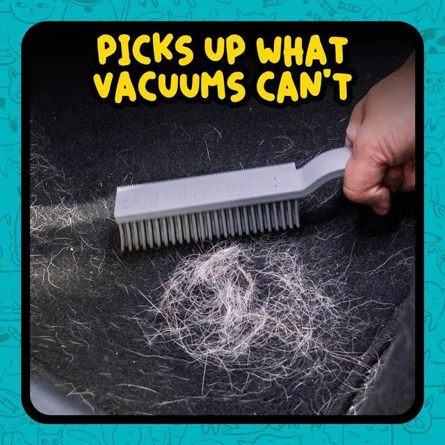 Alt view image 6 of 7 - Chemical Guys Professional Rubber Pet Hair Removal Brush Multi Surface Detailing & Pet Hair Removal Tool for Cars, Trucks, SUVs, RVs & Home Removes Lint and Debris from Upholstery and Carpet