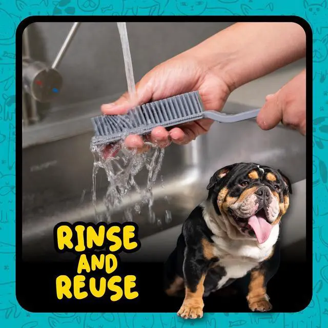 Alt view image 7 of 7 - Chemical Guys Professional Rubber Pet Hair Removal Brush Multi Surface Detailing & Pet Hair Removal Tool for Cars, Trucks, SUVs, RVs & Home Removes Lint and Debris from Upholstery and Carpet