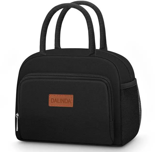 Main image of DALINDA Lunch Bag Lunch Box for Women Men, Insulated Lunch Bags Water-Resistant Cute Cooler Lunch Tote Bag, Reusable Large Capacity for Work Travel Picnic