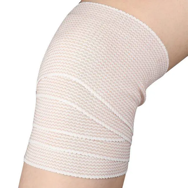 Alt view image 6 of 7 - 4 Pack Premium Elastic Bandage Wrap 4 Inch Compression Wrap Bandage Lymphedema Wraps for Legs, Ankle, Knee, Tummy