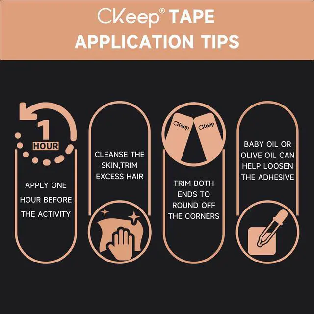 Alt view image 4 of 6 - Kinesiology Tape, Uncut Premium Elastic Athletic Tape 2 Rolls, Beige