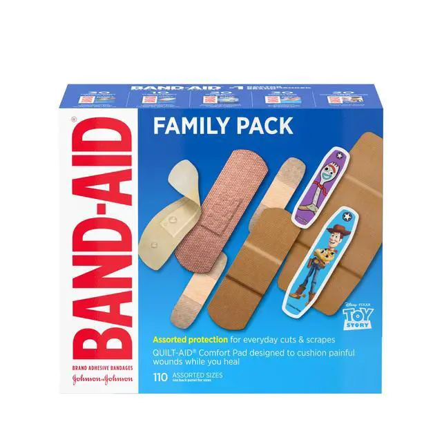 Alt view image 6 of 7 - Brand Adhesive Bandages Family Pack, Assorted Sizes, 110 Count