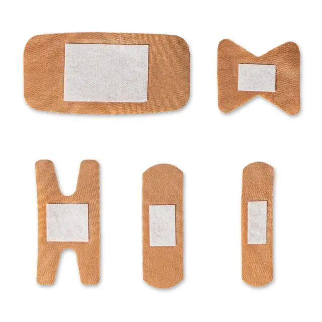 Alt view image 4 of 7 - Heavy Duty Flexible Fabric Assorted Adhesive Bandages for First Aid Kits (Pack of 100), 5 Sizes