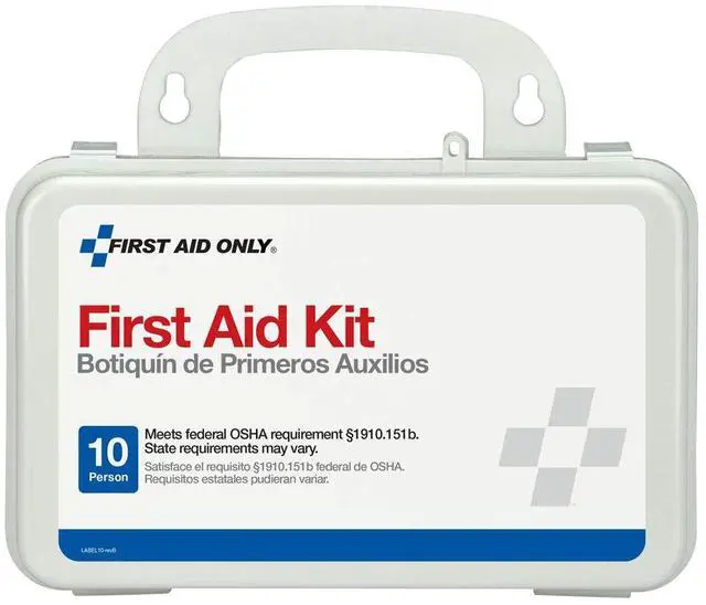 Main image of 6060 All-Purpose 10-Person Emergency First Aid Kit for Business, Worksite, Home, and Car, 57 Pieces