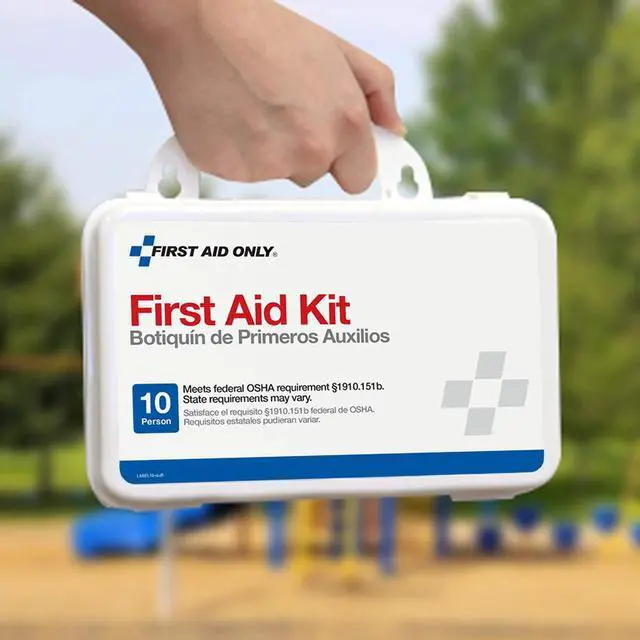 Alt view image 5 of 6 - 6060 All-Purpose 10-Person Emergency First Aid Kit for Business, Worksite, Home, and Car, 57 Pieces