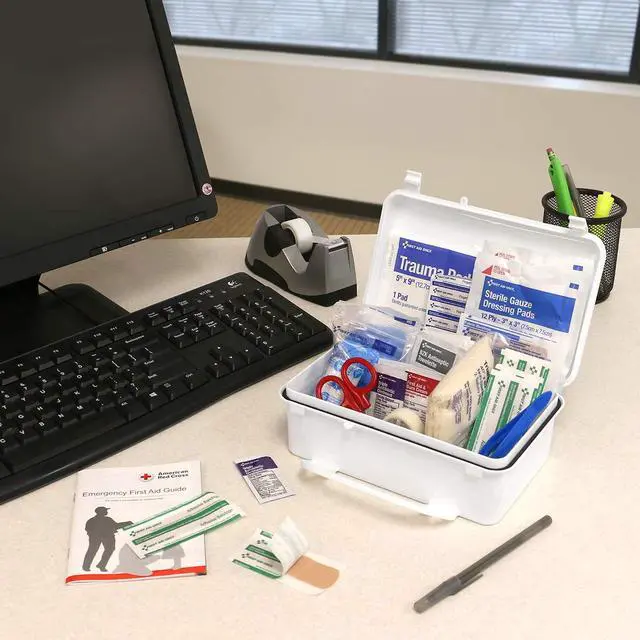 Alt view image 4 of 6 - 6060 All-Purpose 10-Person Emergency First Aid Kit for Business, Worksite, Home, and Car, 57 Pieces