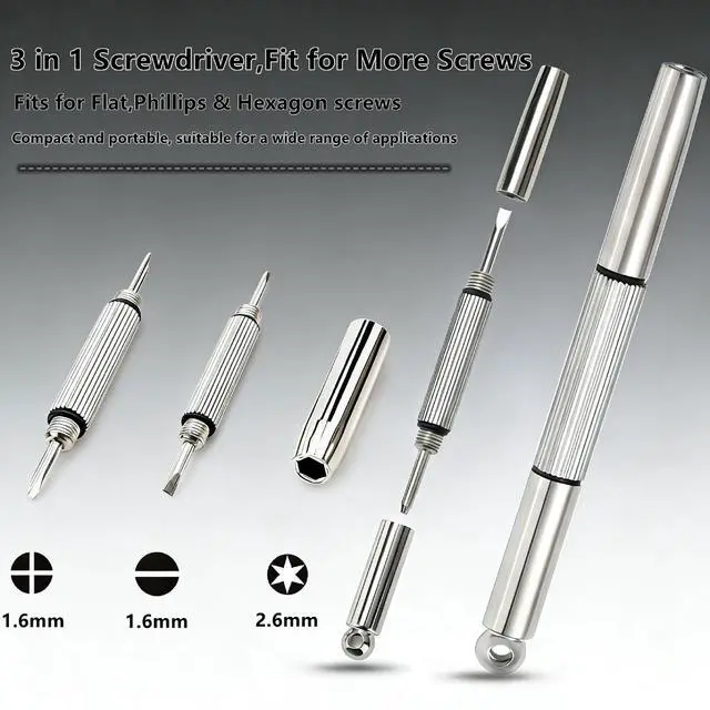 Alt view image 6 of 7 - Upgraded All-in-One Magnetic Eyeglass repair kit with screws,with Compatible Eyeglass Screws,Silicone Nose Pads,Tweezer,Precision screwdriver,Suitable for various glasses and sunglasses repair