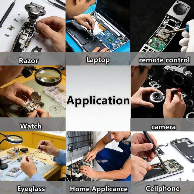 Alt view image 7 of 7 - Upgraded All-in-One Magnetic Eyeglass repair kit with screws,with Compatible Eyeglass Screws,Silicone Nose Pads,Tweezer,Precision screwdriver,Suitable for various glasses and sunglasses repair