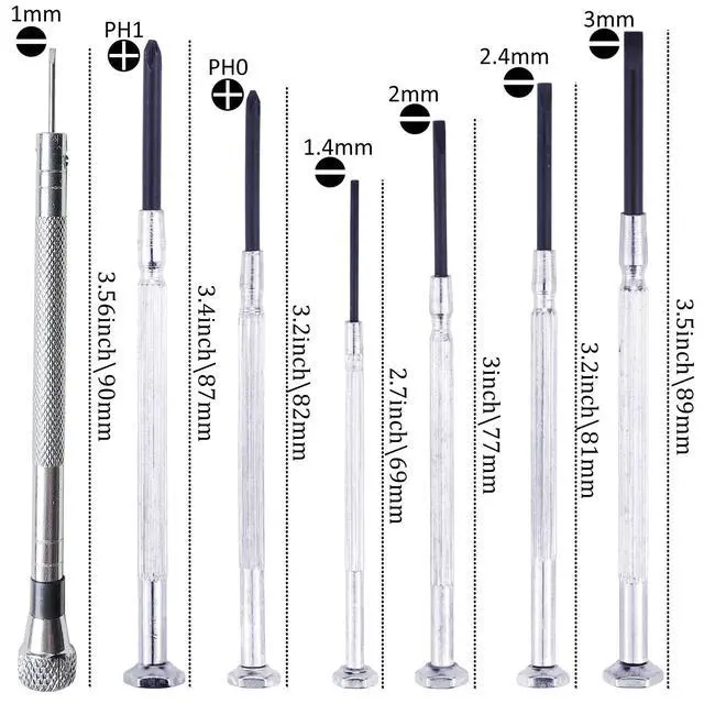 Alt view image 4 of 7 - Upgrade Version Eyeglass Repair Kit,1500 Pcs More Complete Glasses Screws Kit and Nose Pads with 6 Pcs Screwdrivers and 3 Pcs Tools for Glasses, Eyeglasses and Sunglasses Repair