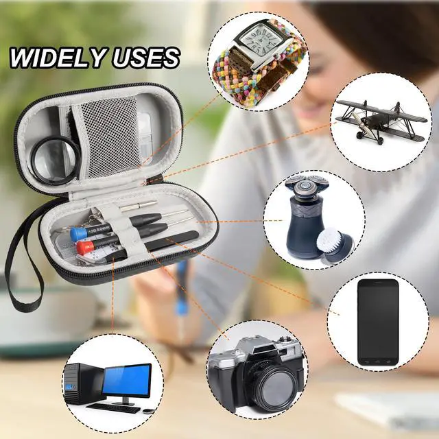 Alt view image 7 of 7 - Eyeglass Repair Kit with Screws, Eye Glasses Repair Kit with Case