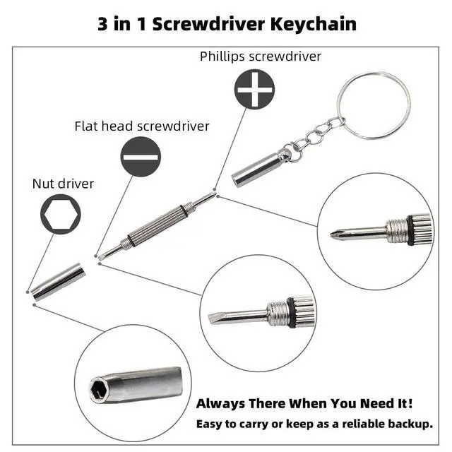 Alt view image 4 of 5 - Eyeglass Repair Kit with Anti Slip Glasses Nose Pad Replacement and Glasses Screws, Tool Kits for Sunglass, Eye Glass Repairing Kit with Eyeglass Screws and Nose Pads, Eye Glass Screwdriver Kits