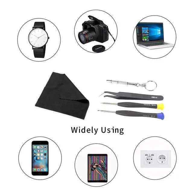Alt view image 5 of 5 - Eyeglass Repair Kit with Anti Slip Glasses Nose Pad Replacement and Glasses Screws, Tool Kits for Sunglass, Eye Glass Repairing Kit with Eyeglass Screws and Nose Pads, Eye Glass Screwdriver Kits
