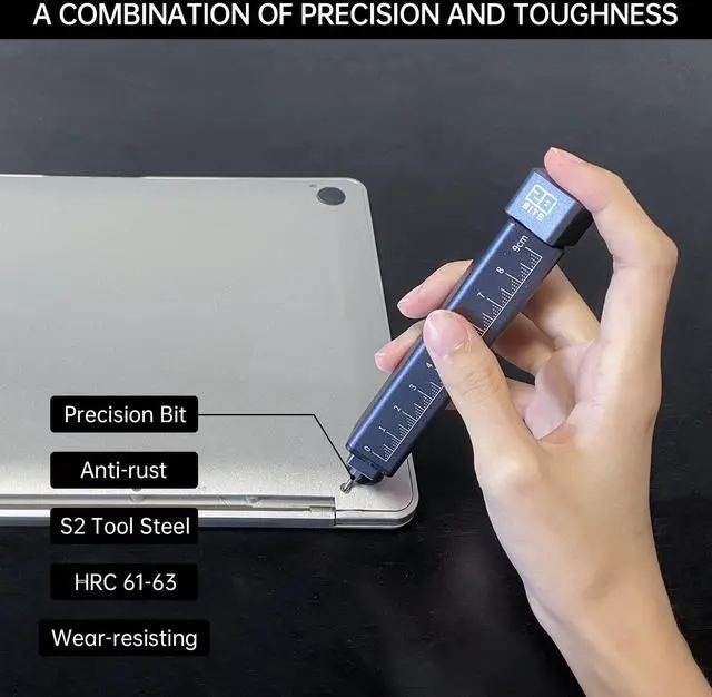 Alt view image 5 of 6 - 20 in 1 Metal Precision Screwdriver Set, 10 Pcs Reinforced S2 Steel Precision Double-head Bits, Manual Pen Shaped Screwdriver Kit, Portable Screwdriver Repair Tool Kit