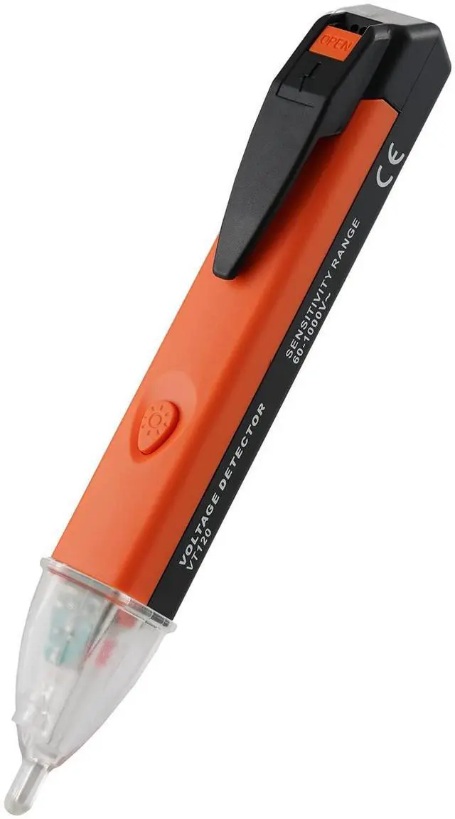 Main image of Non-Contact Voltage Tester Tools,LED Flashlight,Buzzer Alarm,AC Voltage Detector Pen,Test Range 60V - 1000V for Live/Null Wire Judgment